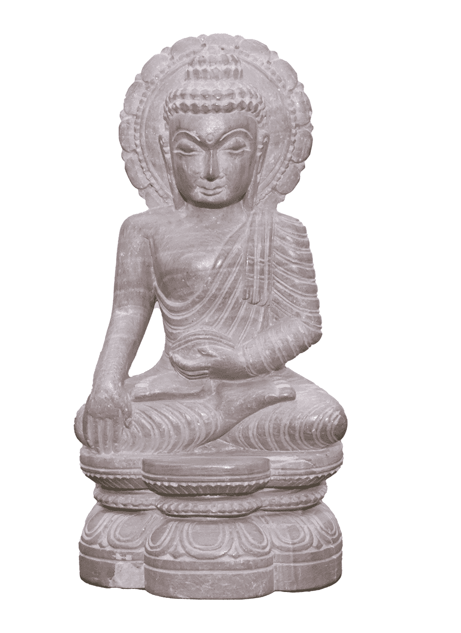 Pink Stone Buddha - 1