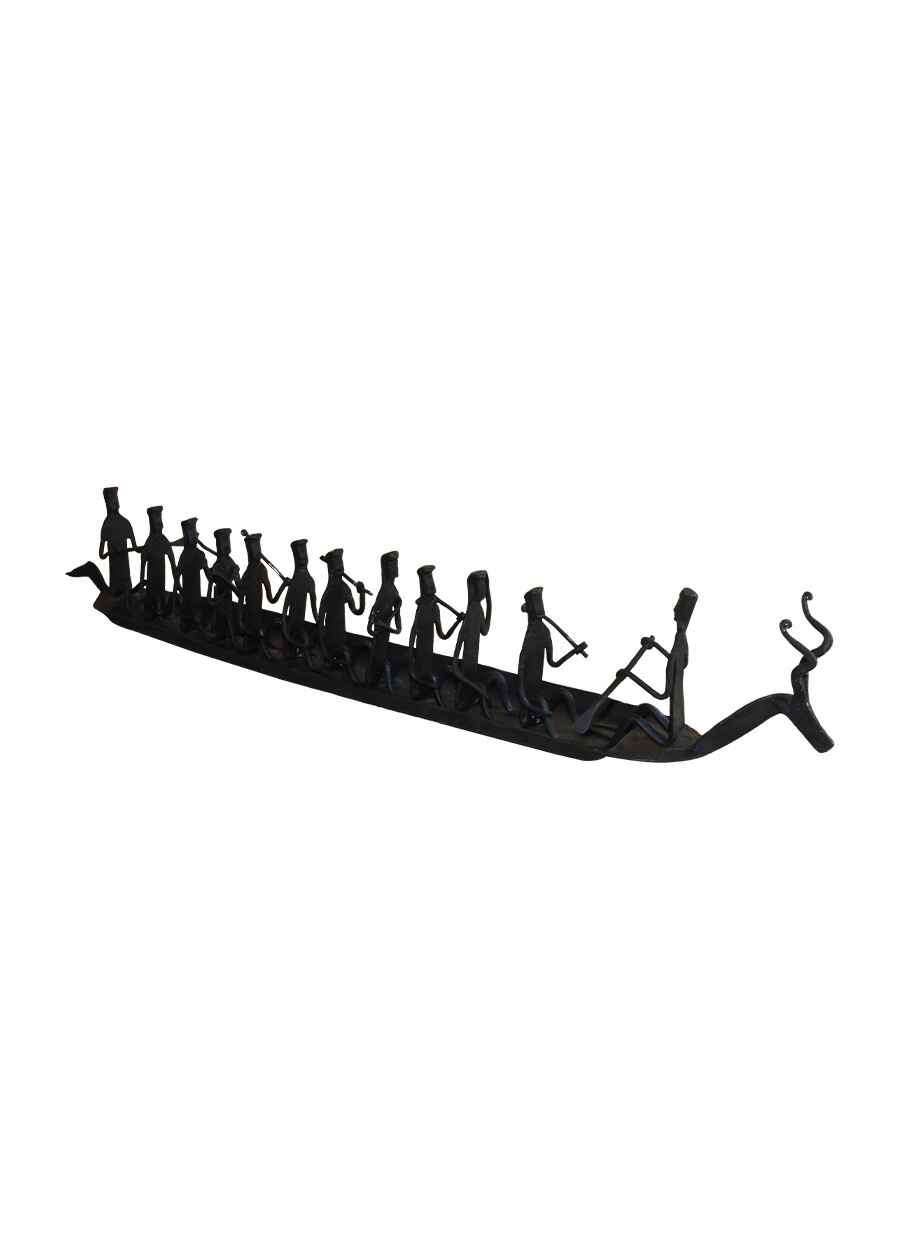 Wrought Iron Table Top Boat of 12 People - 1