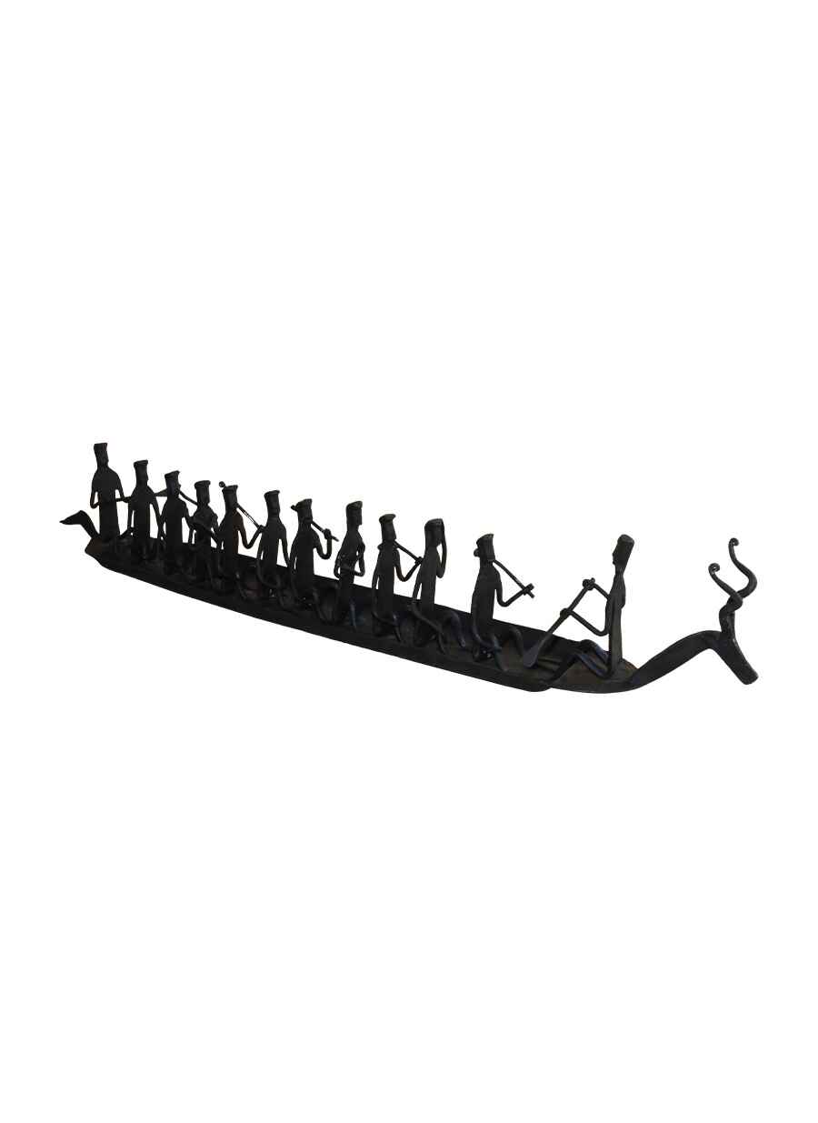 Wrought Iron Table Top Boat of 12 People
