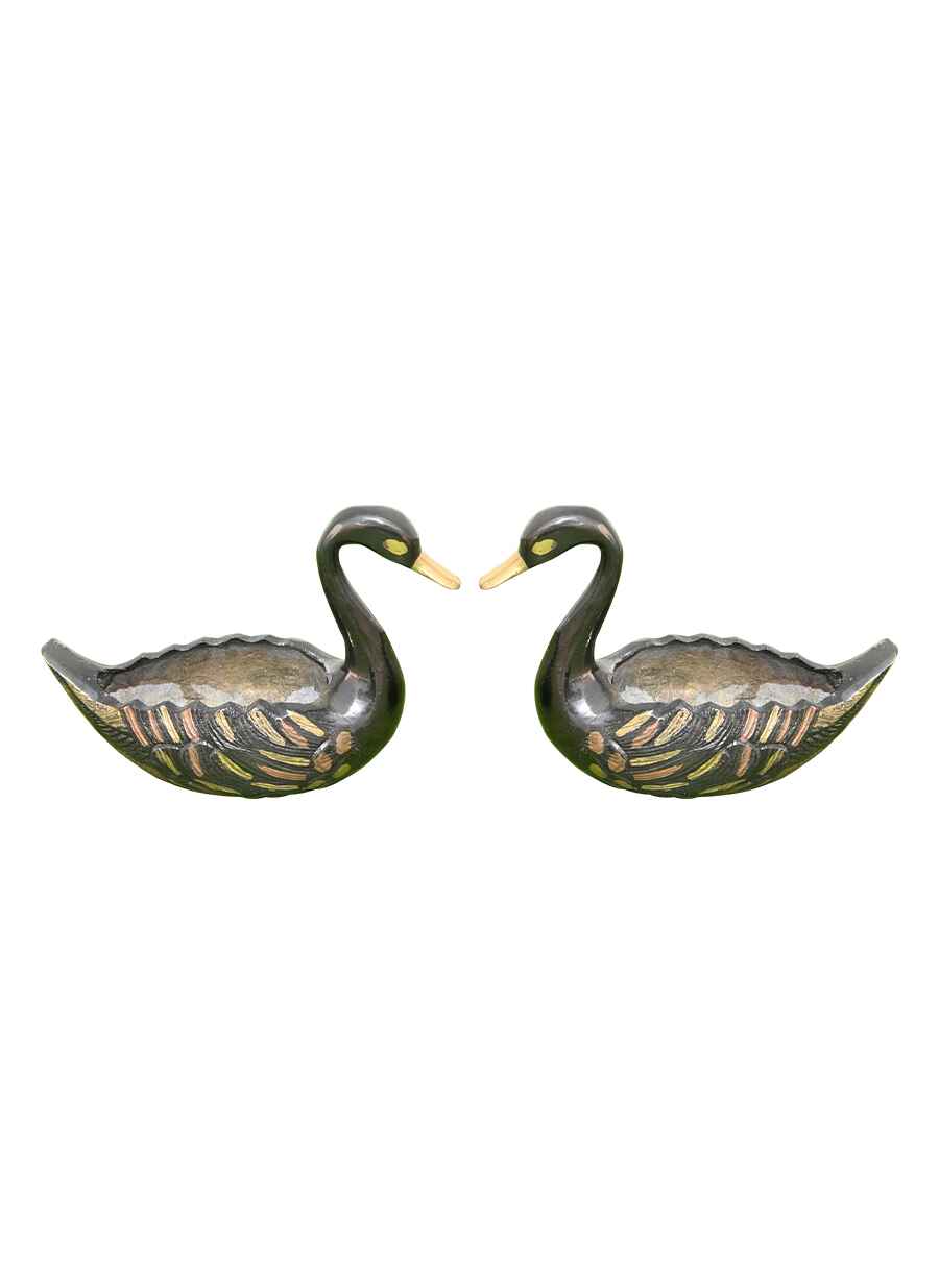 Brass Swan Set - 4