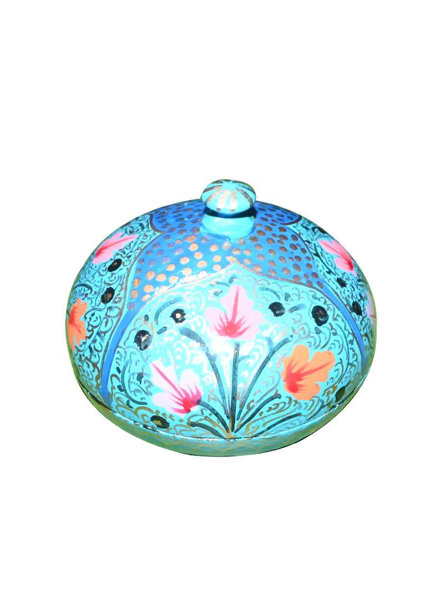 Jammu Kashmir Papier Mache Utility Box - 5 Inch (Medium)