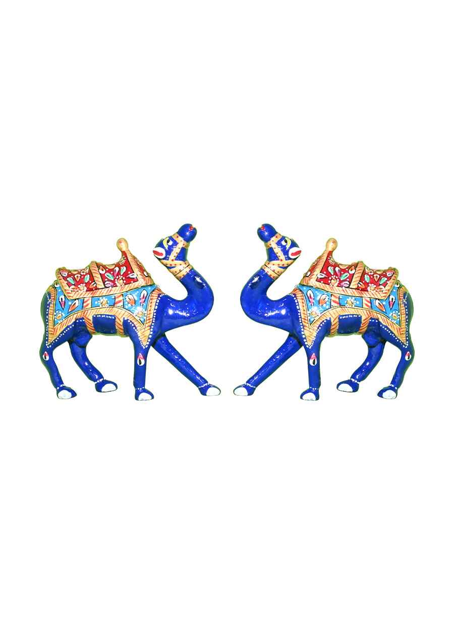 Metal Meenakari Camel Set - 7