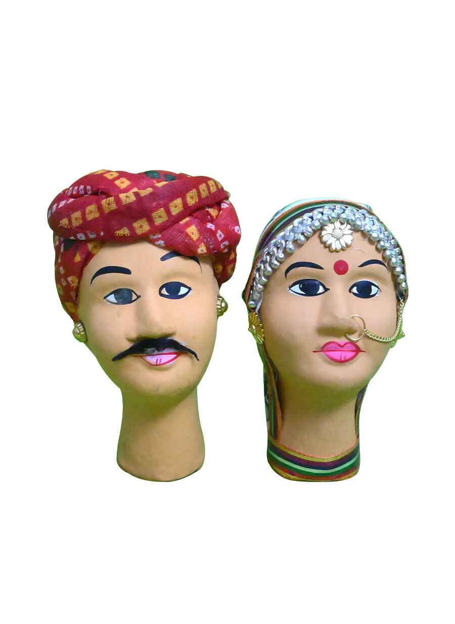 Teracotta Home Decore Uncle and Aunt - 1