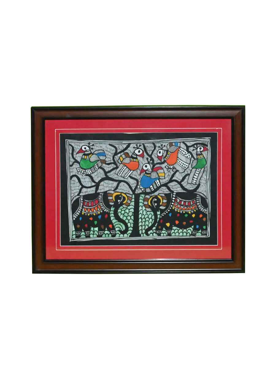 Madubani Painting for Home Decor - 1