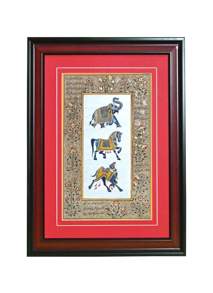 Rajastani Animal Design Wall Hanging - 5