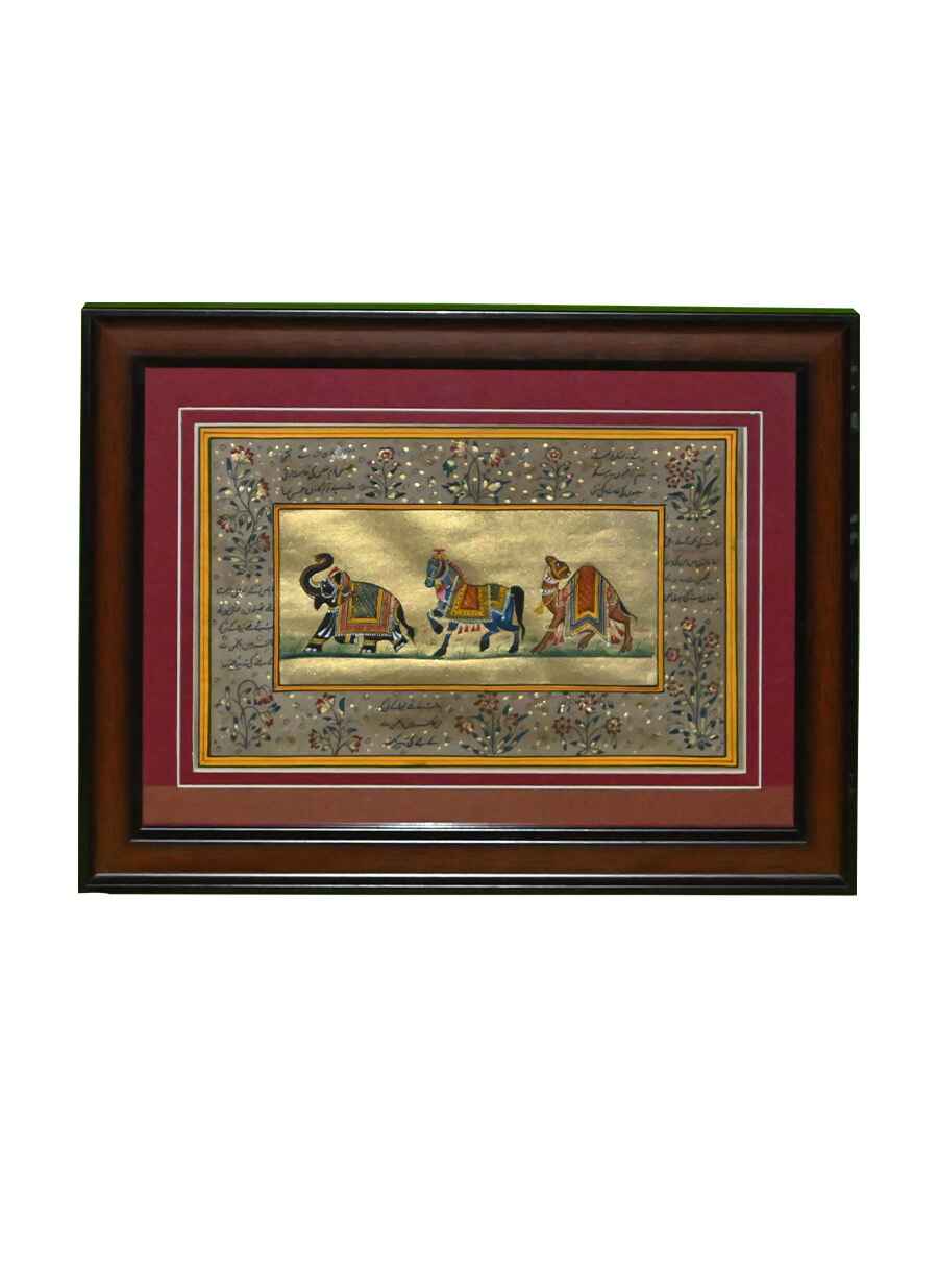 Rajastani Animal Design Wall Hanging - 1