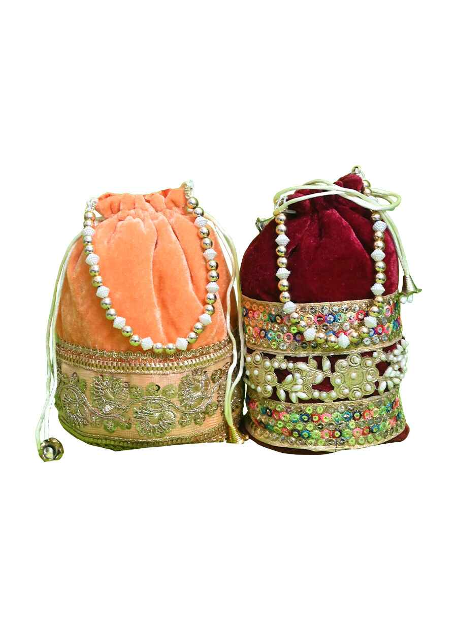 Women Ethnic Potli Bag Set