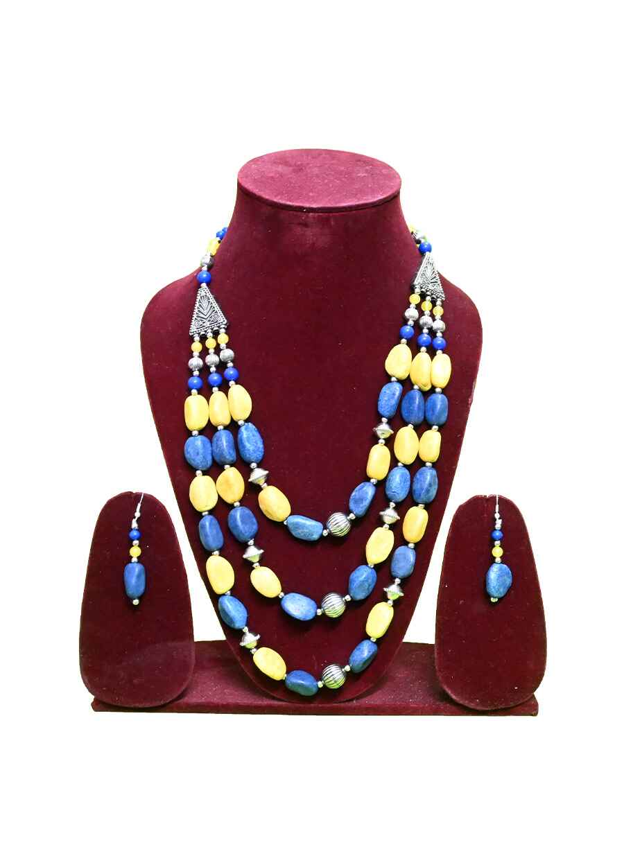 Tribal Beaded Necklace - 3