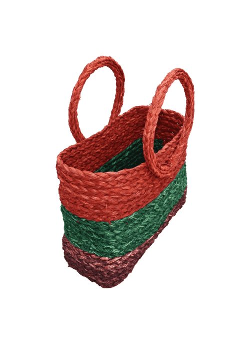 Sabai Grass Bag - Red (4)