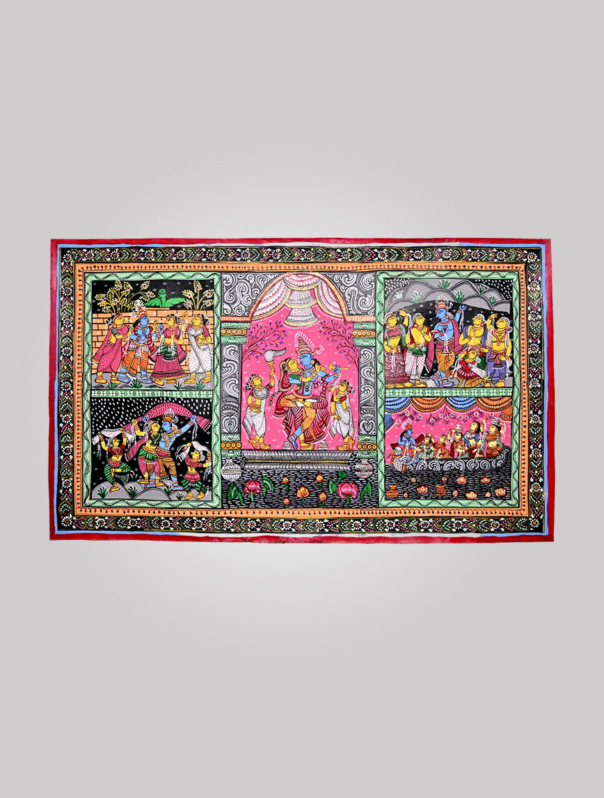 Various stories of Lord Krishna with his beloved Radha Rani - 1